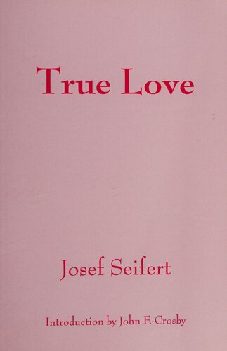True Love Josef Seifert