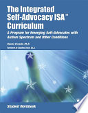 The Integrated Selfadvocacy Isa Curriculum Valerie Paradiz Valerie Paradiz