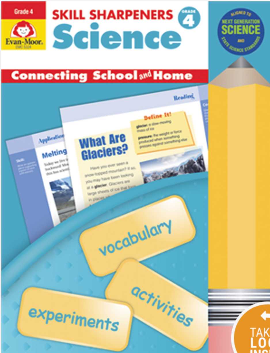 Skill Sharpeners Science Grade 4 Workbook Evanmoor Corporation