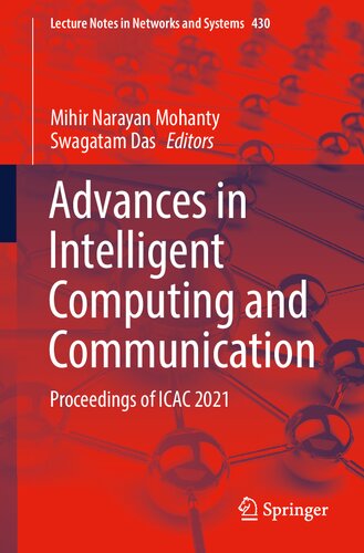 Advances In Intelligent Computing And Communication Mihir Narayan Mohanty