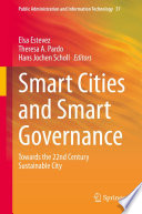 Smart Cities And Smart Governance Towards The 22nd Century Sustainable City Elsa Estevez