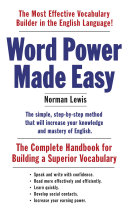 Word Power Made Easy Norman Lewis