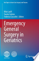 Emergency General Surgery In Geriatrics Rifat Latifi Fausto Catena