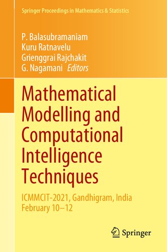 Mathematical Modelling And Computational Intelligence Techniques P Balasubramaniam