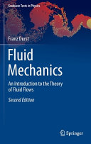 Fluid Mechanics An Introduction To The Theory Of Fluid Flows 2nd Edition Franz Durst