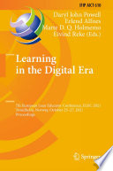 Learning In The Digital Era 7th European Lean Educator Conference Elec 2021 Trondheim Norway October 2527 2021 Proceedings Daryl John Powell