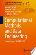 Computational Methods And Data Engineering Proceedings Of Iccmde 2021 Vijayan K Asari
