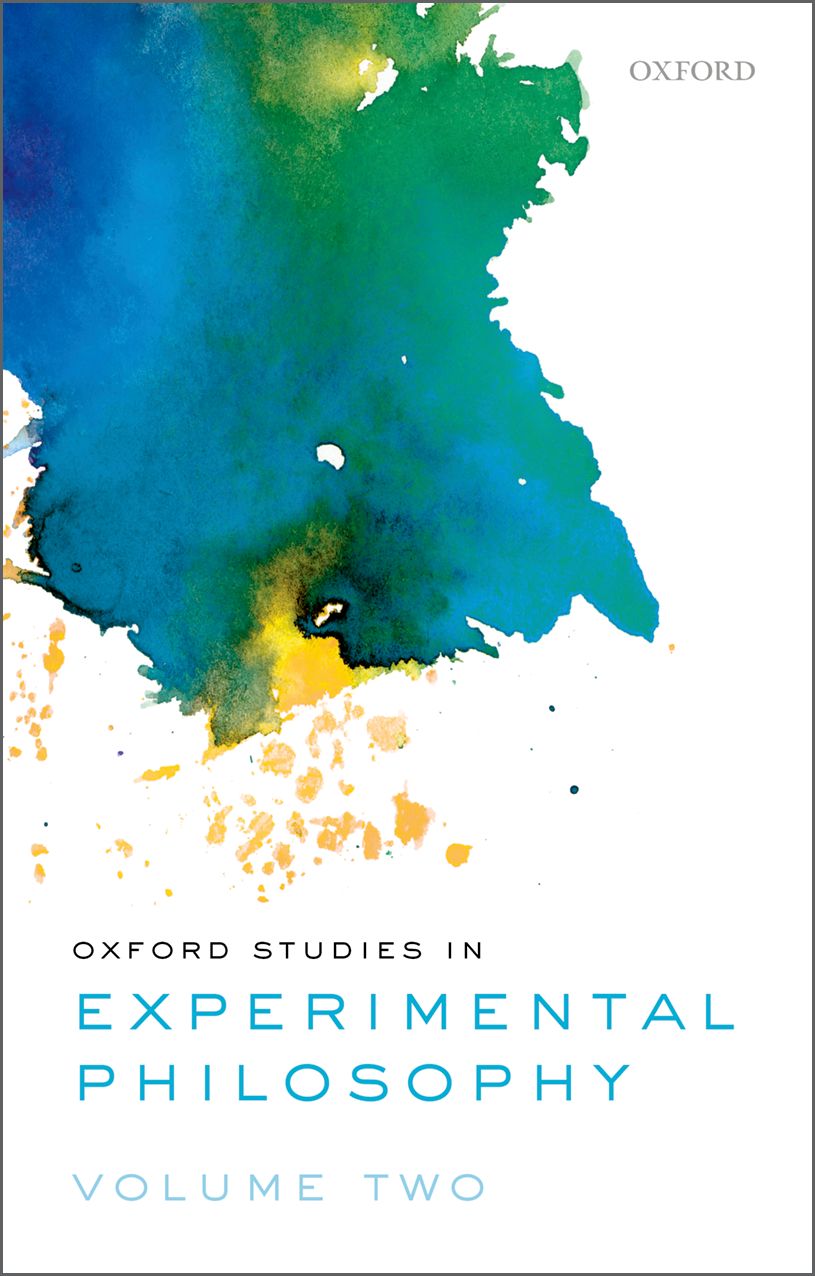 Oxford Studies In Experimental Philosophy Volume 2 Tania Lombrozo Joshua Knobe Shaun Nichols