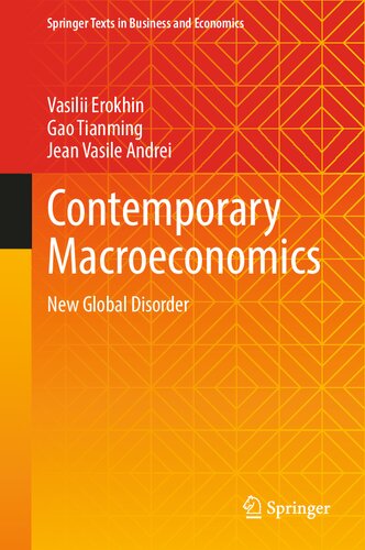 Contemporary Macroeconomics New Global Disorder Vasilii Erokhin