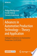 Advances In Automotive Production Technology Theory And Application 1st Edition Philipp Weigraeber