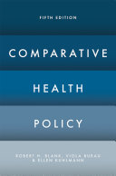 Comparative Health Policy 5th Edition Robert H Blank Viola Burau
