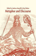 Metaphor And Discourse A Musolff J Zinken