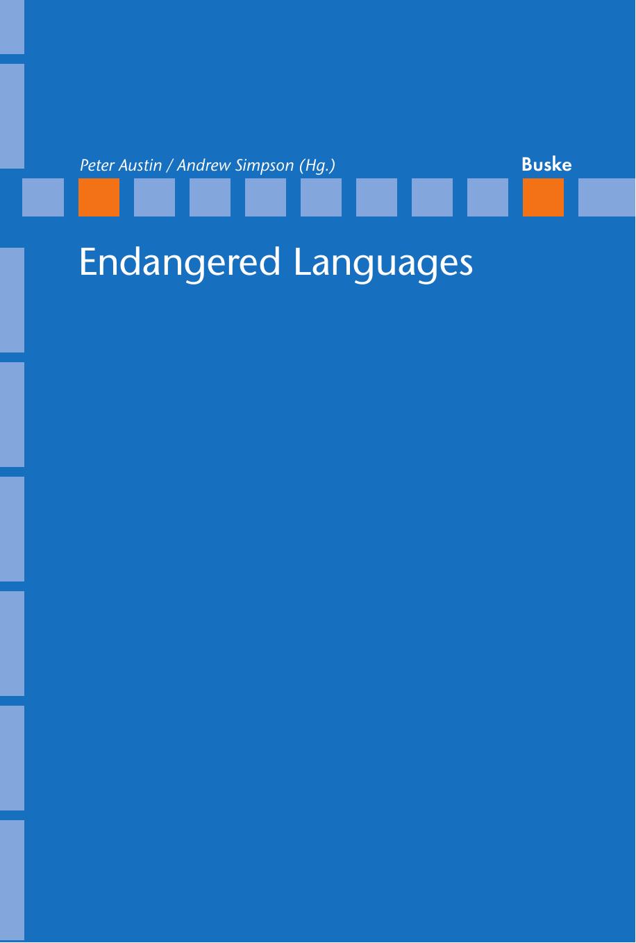 Endangered Languages Peter Austin Andrew Simpson