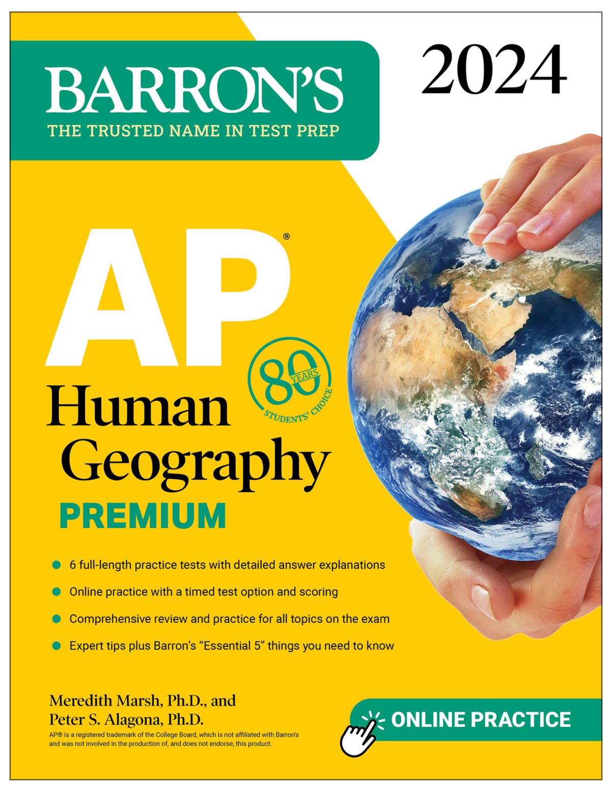 Ap Human Geography Premium 2024 6 Practice Tests Comprehensive Review Online Practice Meredith Marsh