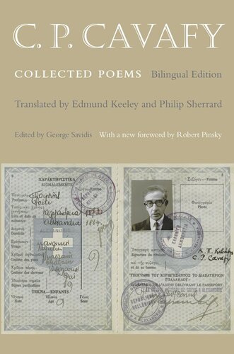 C P Cavafy C P Cavafy