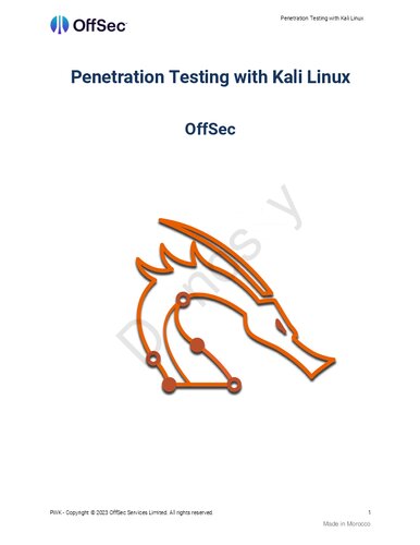 Penetration Testing With Kali Linux Pen200 2023 Offensive Security