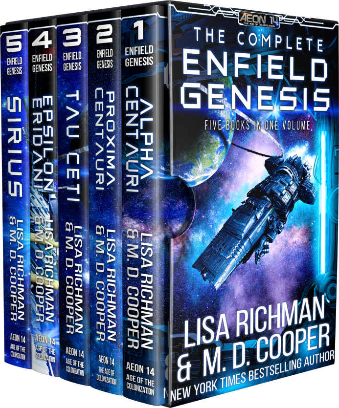 The Complete Enfield Genesis Five Book Series Cooper M D Richman