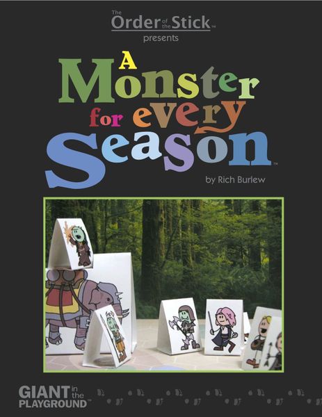 A Monster For Every Season Spring 1st Edition Rich Burlew