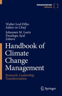 Handbook Of Climate Change Management Research Leadership Transformation Walter Leal Filho