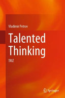 Talented Thinking Triz Vladimir Petrov