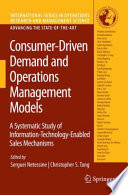 A Systematic Study Of Informationtechnologyenabled Sales Mechanisms Serguei Netessine
