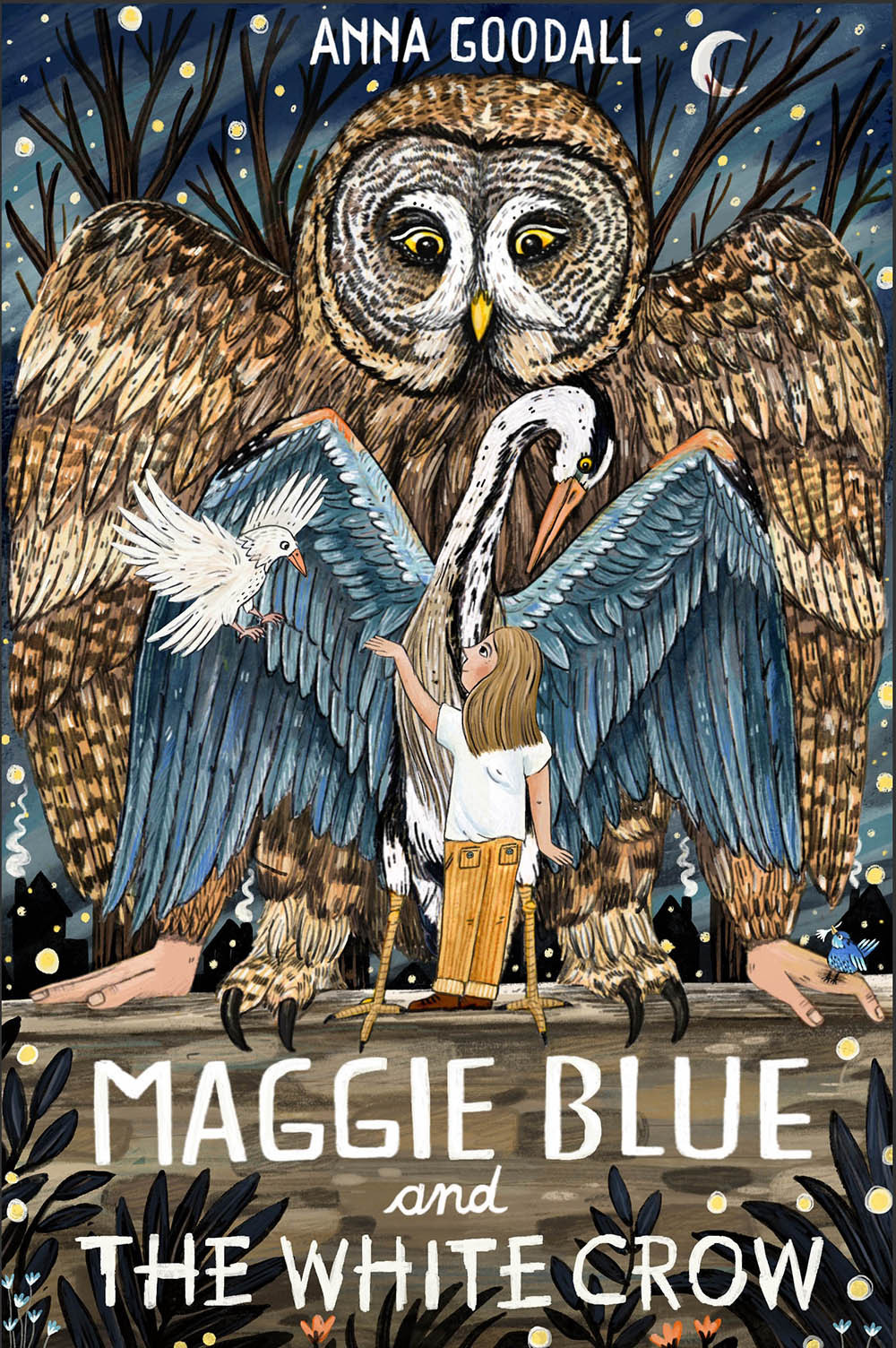Maggie Blue And The White Crow Anna Goodall