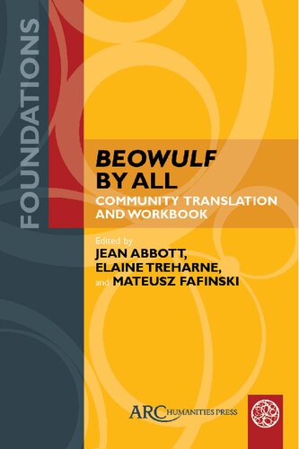 Beowulf By All Community Translation And Workbook 1st Edition Jean Abbott