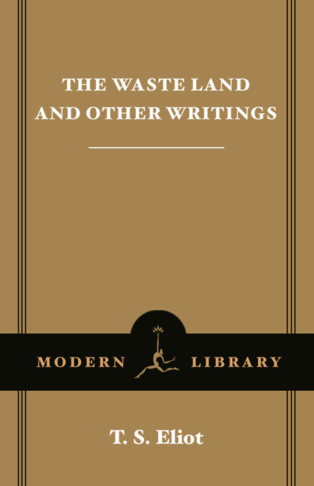 The Waste Land And Other Writings Ts Eliot