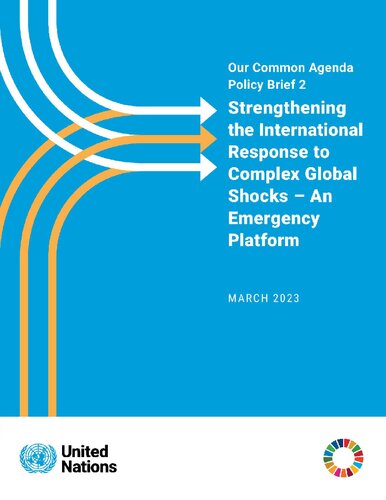 Strengthening The International Response To Complex Global Shocks United Nations Executive Office Of The Secretarygeneral Eosg