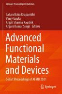 Advanced Functional Materials And Devices Select Proceedings Of Afmd 2021 Saluru Baba Krupanidhi
