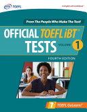 Official Toefl Ibt Tests Volume 1 Fourth Edition 4th Educational Testing Service