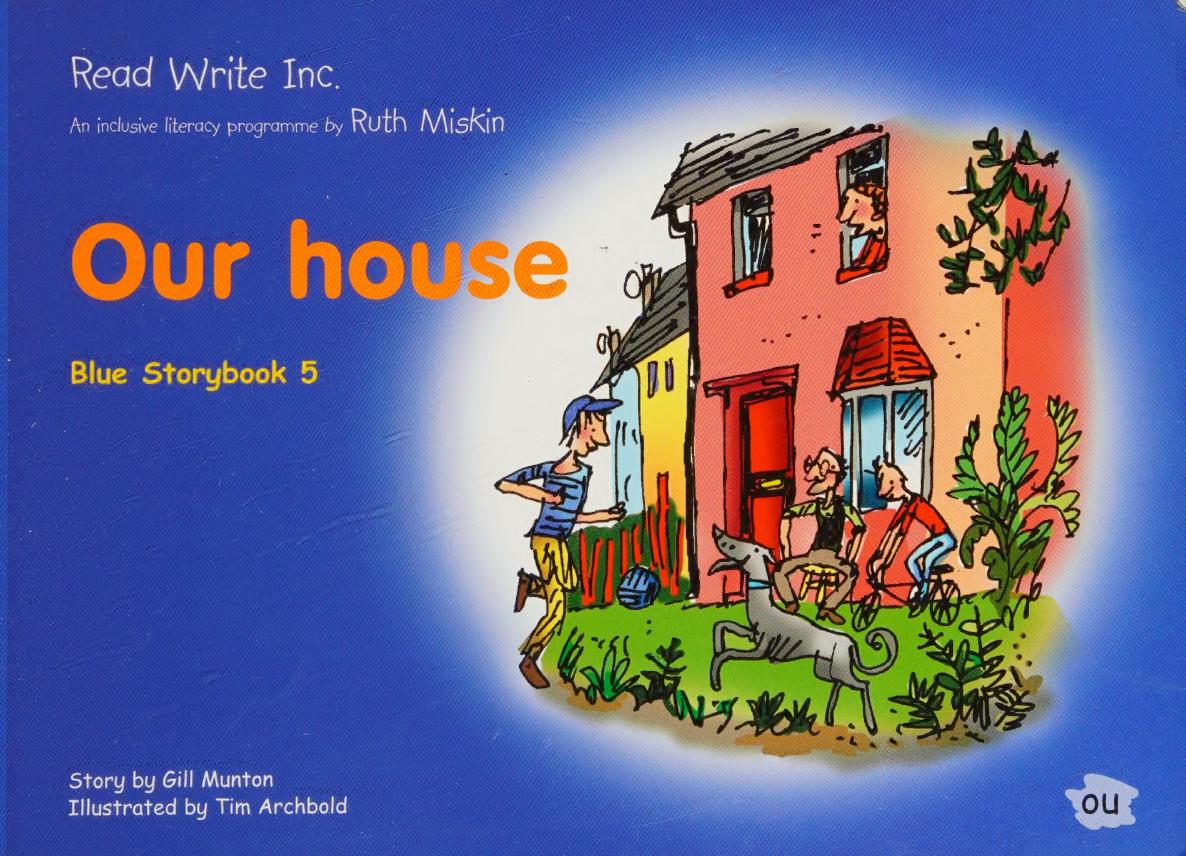 Our House Read Write Inc Set 6 Blue Colour Storybooks Gill Munton