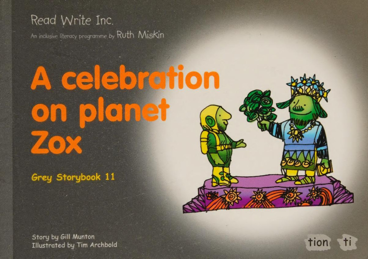 A Celebration On Planet Zox Read Write Inc Set 7 Grey Colour Storybooks Gill Munton