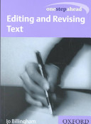 Editing And Revising Text Jo Billingham