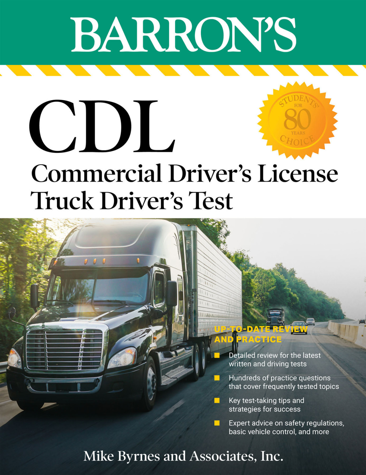 Cdl Commercial Drivers License Truck Drivers Test Comprehensive Subject Review Practice 5th Edition 5th Mike Byrnes And Associates