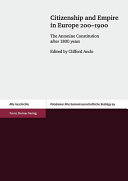Citizenship And Empire In Europe 2001900 The Antonine Constitution After 1800 Years Clifford Ando
