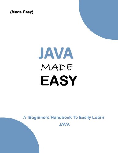 Java Made Easy Robi Magige