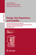 Design User Experience And Usability 12th International Conference Duxu 2023 Held As Part Of The 25th Hci International Conference Hcii 2023 Copenhagen Denmark July 2328 2023 Proceedings Part V Aaron Marcus