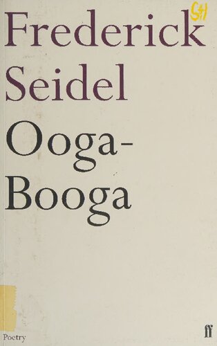 Oogabooga 1st Uk Edition Seidel Frederick