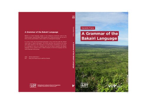 A Grammar Of The Bakairi Language Geraldo Faria