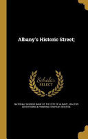 Albanys Historic Street National Savings Bank Of The City Of Alb Walton Advertising Printing Company