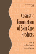 Cosmetic Formulation Of Skin Care Products 1st Edition Zoe Diana Draelos