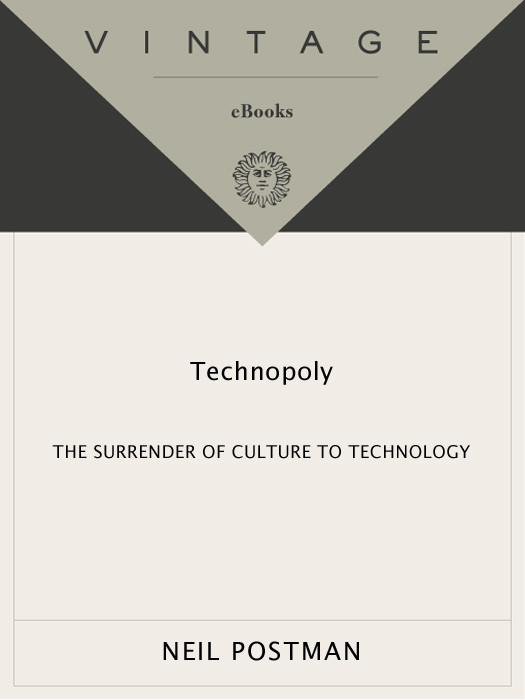 Technopoly Neil Postman