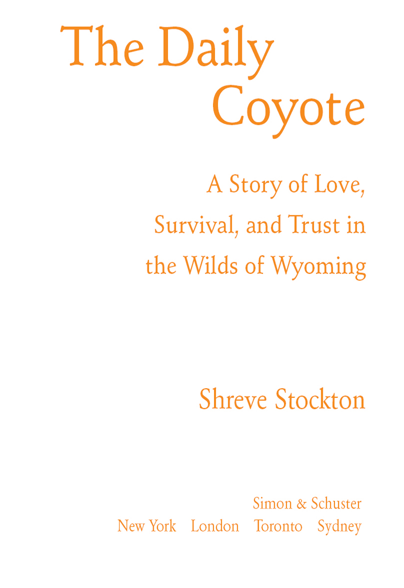 The Daily Coyote Shreve Stockton