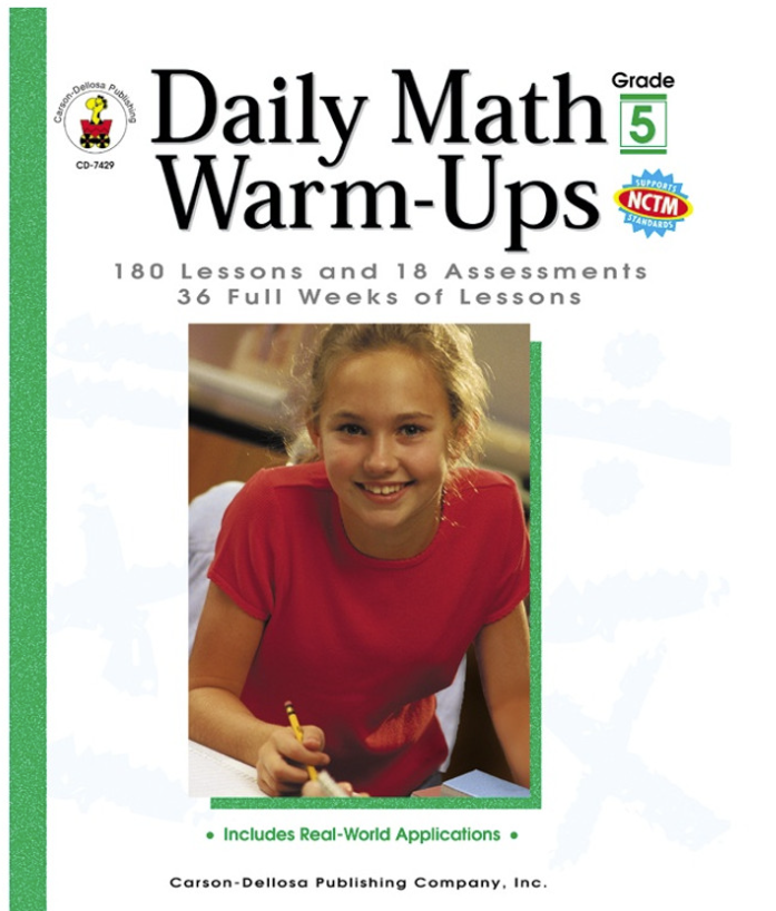 Daily Math Warmups Grade 5 Melissa J Owen