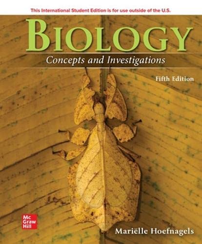 Biology Concept And Investigation 5th 5th Edition Marielle Hoefnagels