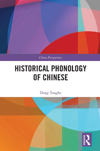 Historical Phonology Of Chinese 1st Edition Dong Tonghe