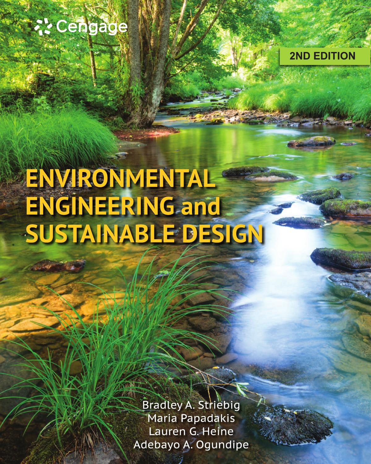 Environmental Engineering And Sustainable Design 2nd Edition 2nd Bradley Striebig