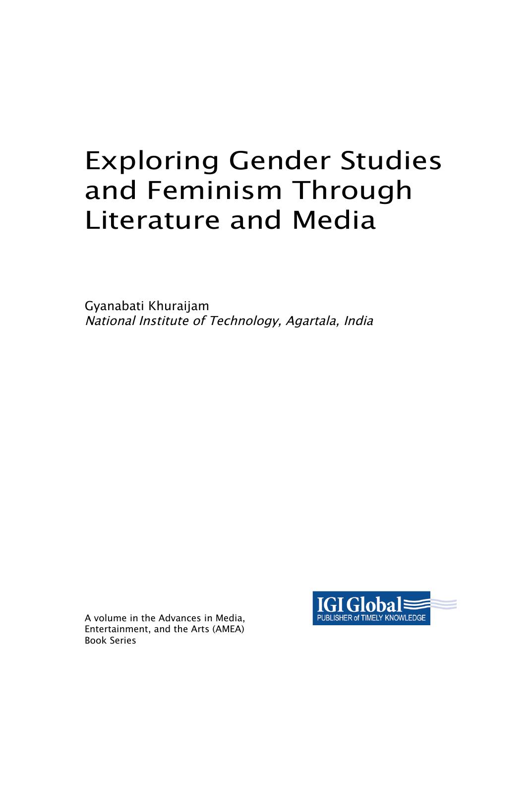 Exploring Gender Studies And Feminism Through Literature And Media Khuraijam