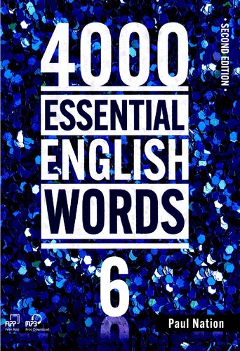4000 Essential English Words Book 6 2nd Edition 2nd Edition Paul Nation